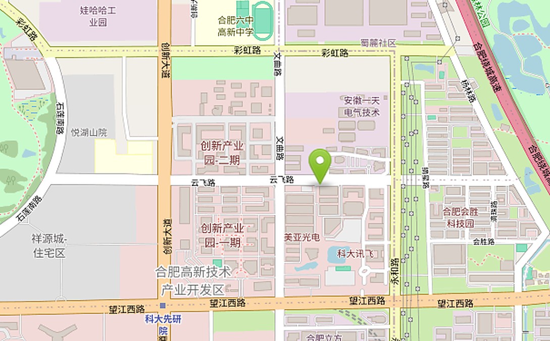 安徽质尊科技位置 · 合肥高新区创新产业园
